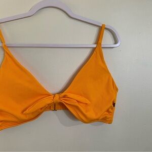 La Vie en Rose Dandelion Yellow Bikini Top with Bow